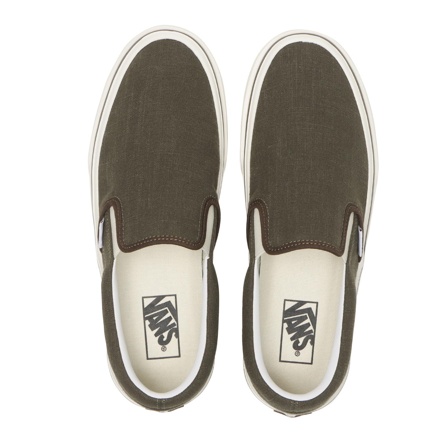 VANS】 ヴァンズ SLIP ON LITE スリッポンライト V98 LITE HEMP GREEN