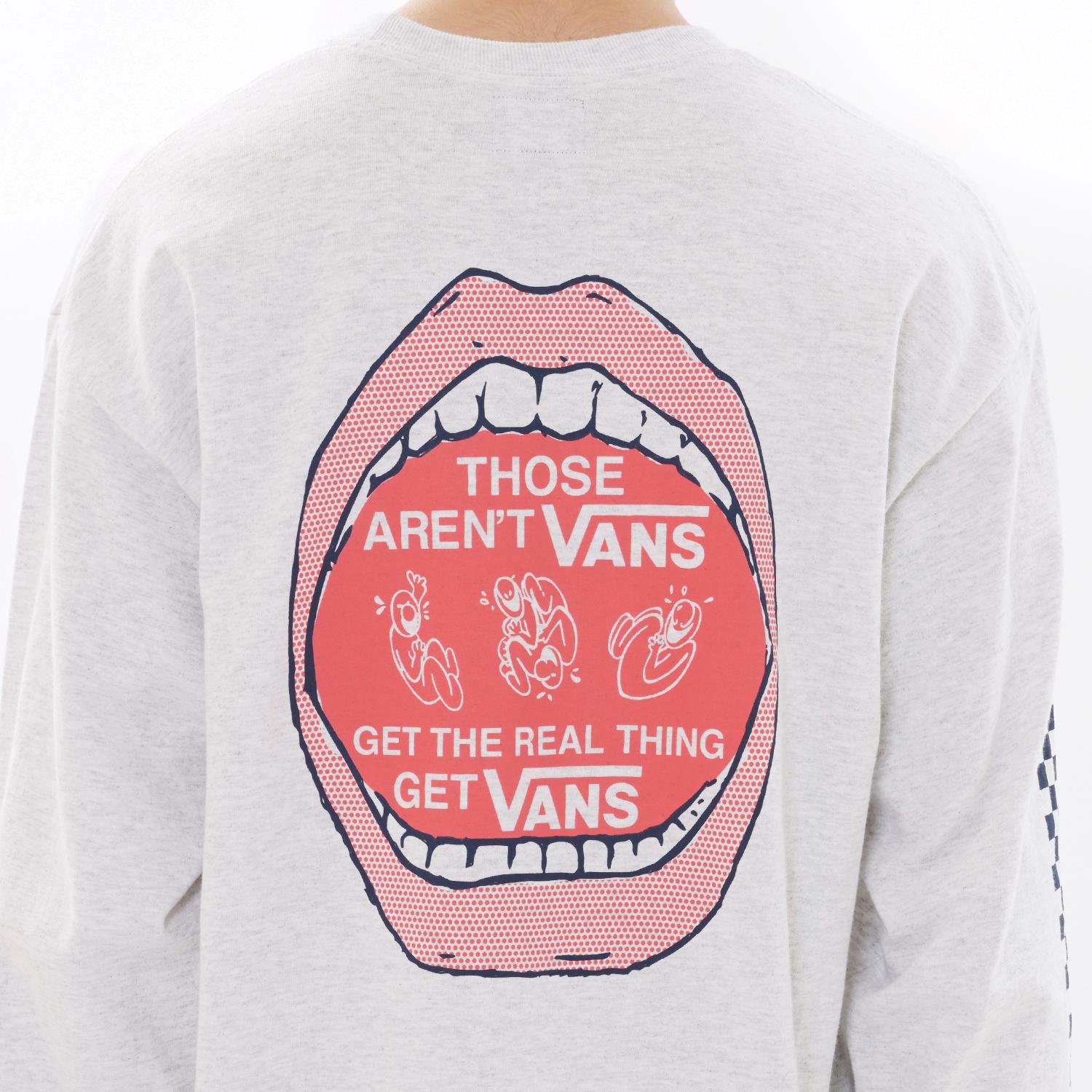 VANS】 ヴァンズ M Get the real thing L TEE ロングスリーブ