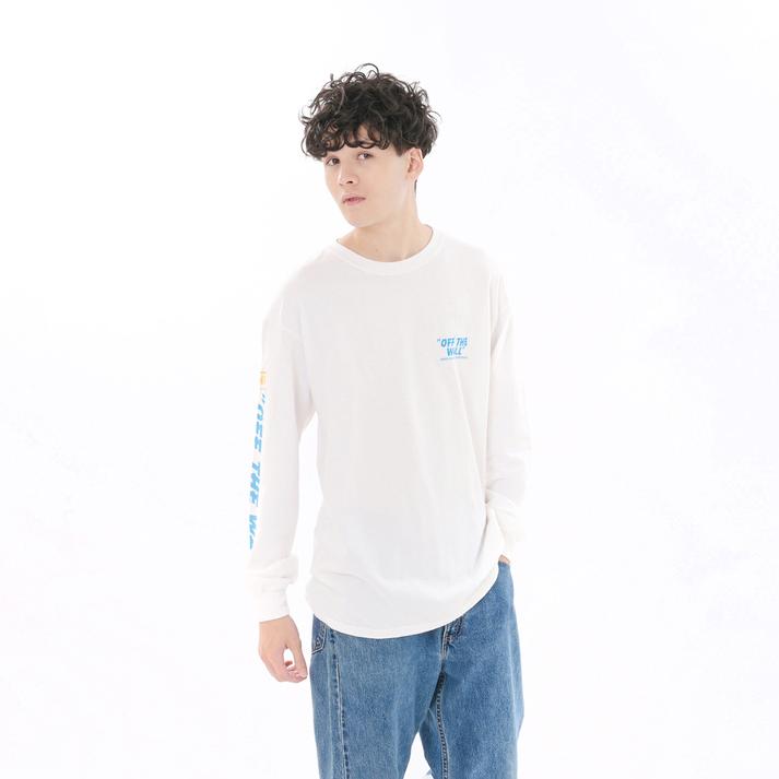 VANS �����O�X���[�u WHITE