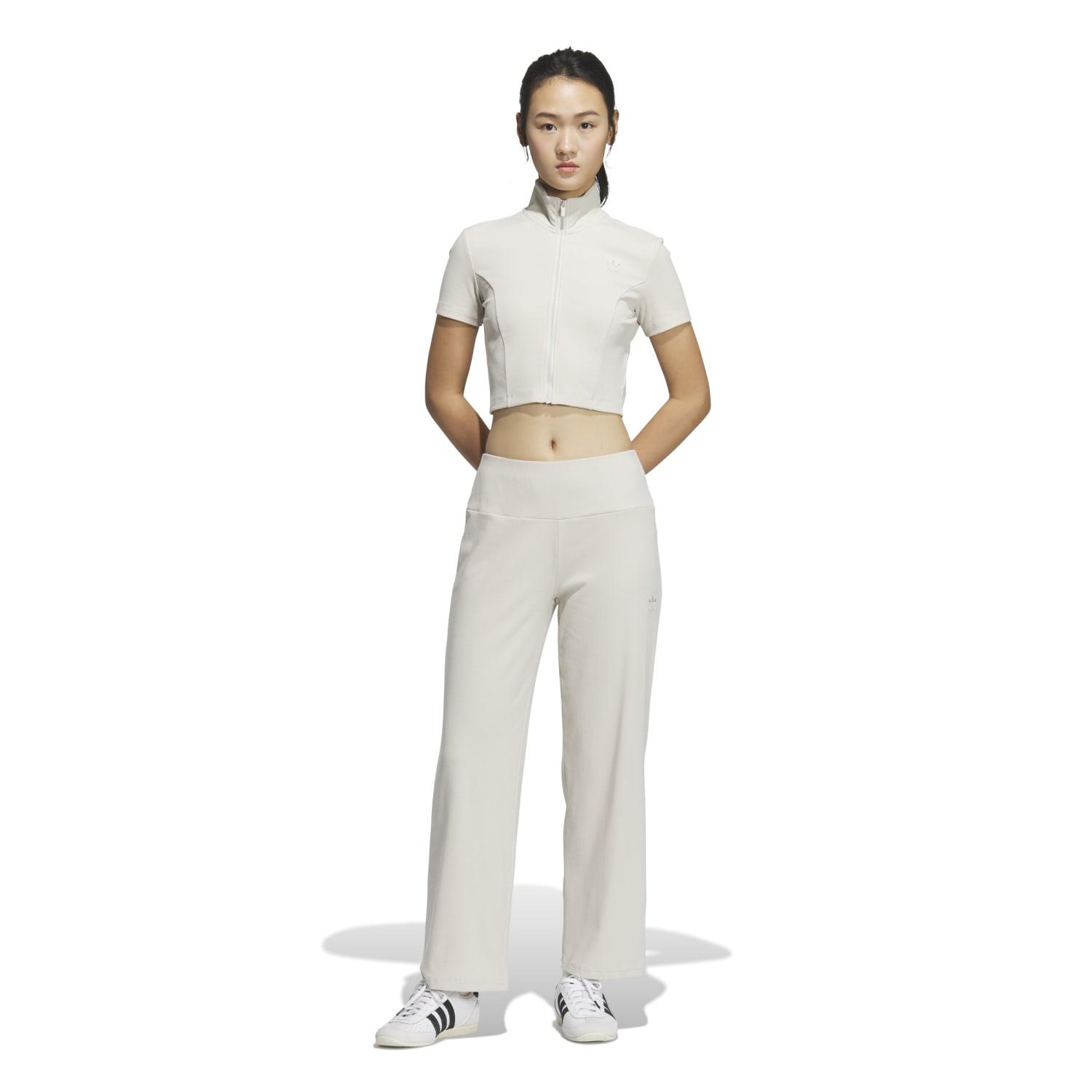 レディース 【adidas】 アディダス W RIB PANTS ロングパンツ