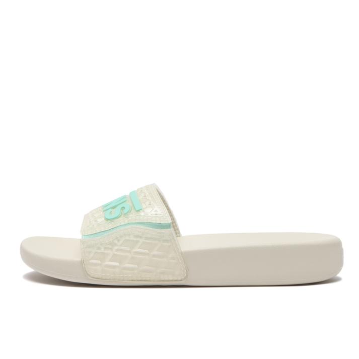 yVANSz @Y OVERS SLIDE I[o[Y XCh V7350 CL.WFL CLR/BEIGE 8(26cm)