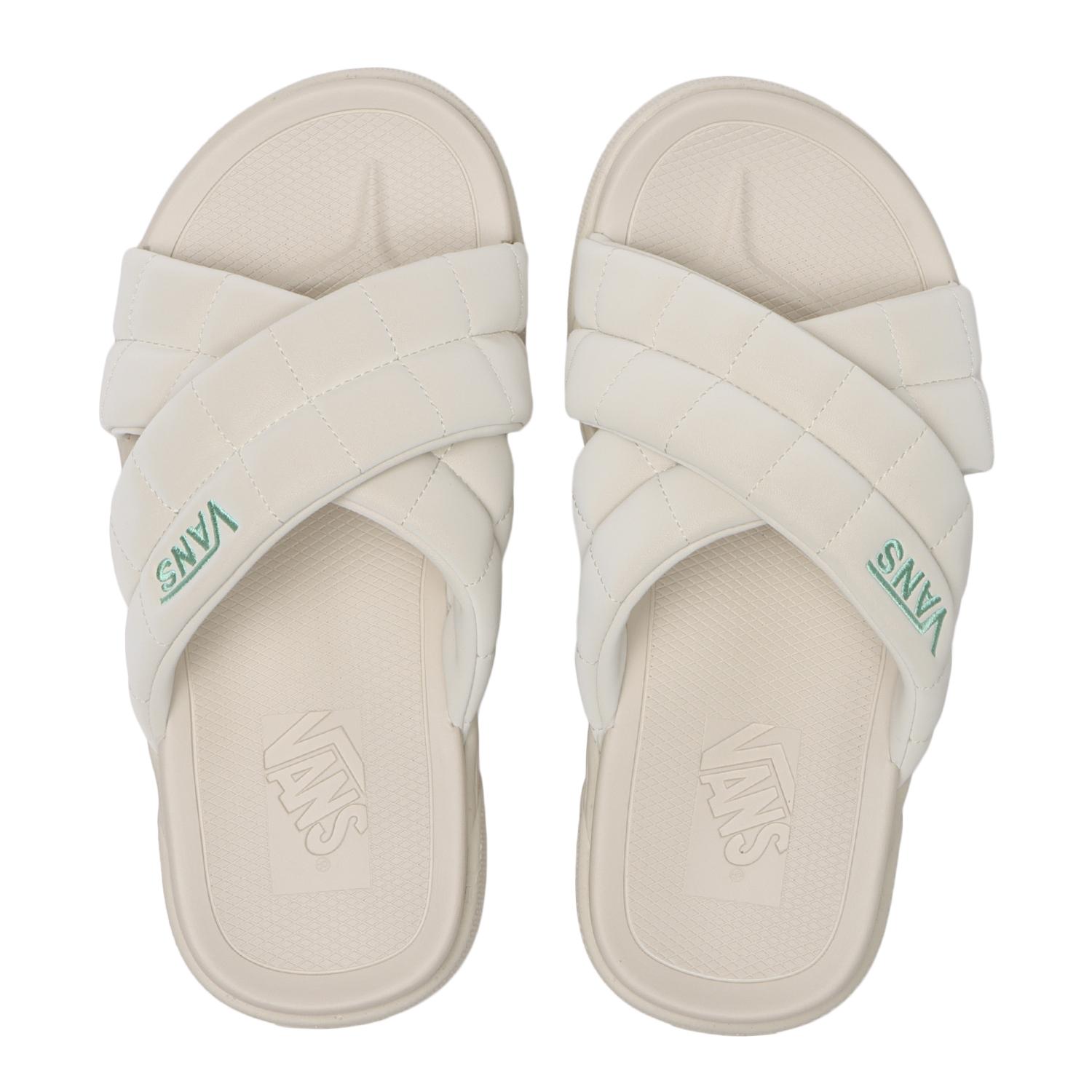 国内配送★VANS★JULIO ジュリオ サンダル 差し色 映える 2色 VANS ヴァンズ JULIO ジュリオ V5165 BEIGE/MINT : ABC-MART