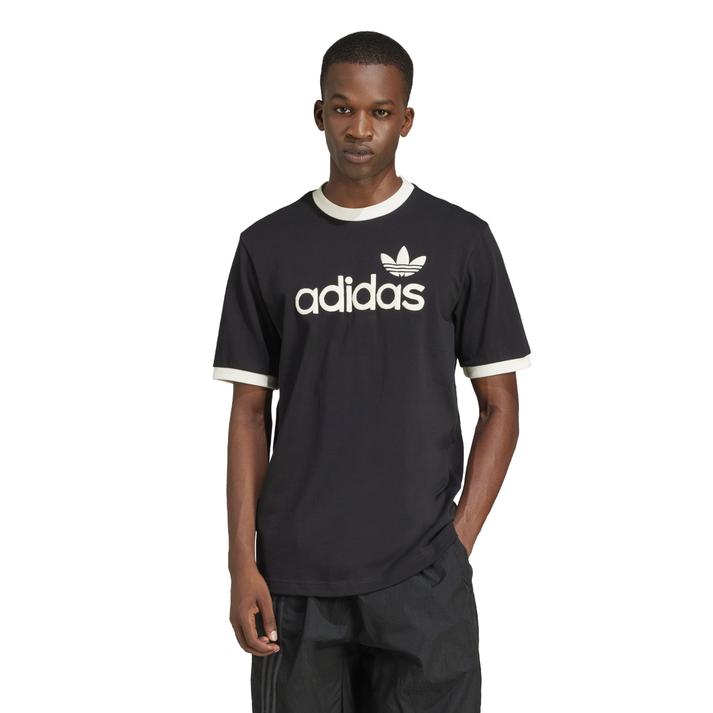 adidas �V���[�g�X���[�u BLACK