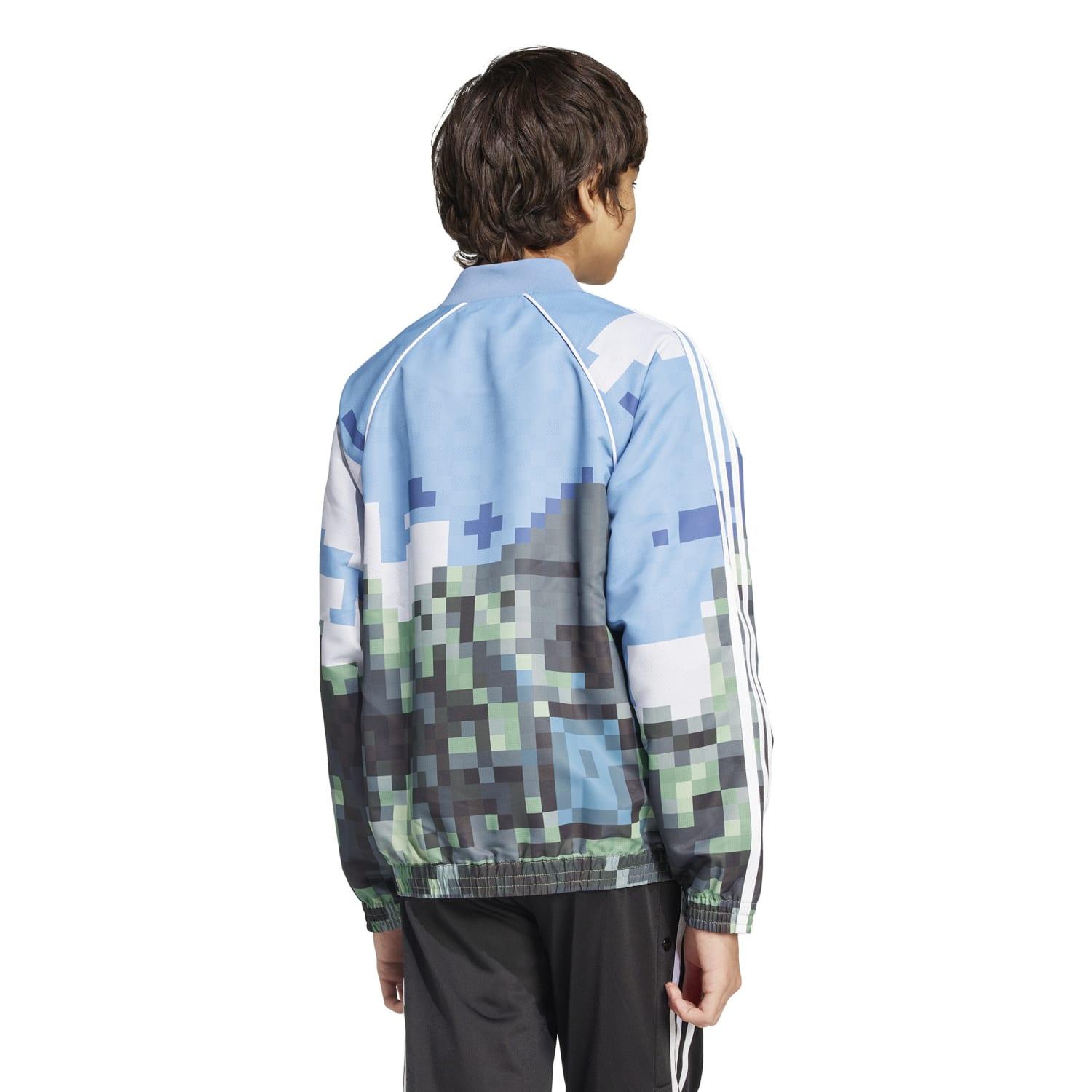 キッズ 【adidas】 アディダス K AOP TRACKTOP(MINECRAFT) アウター