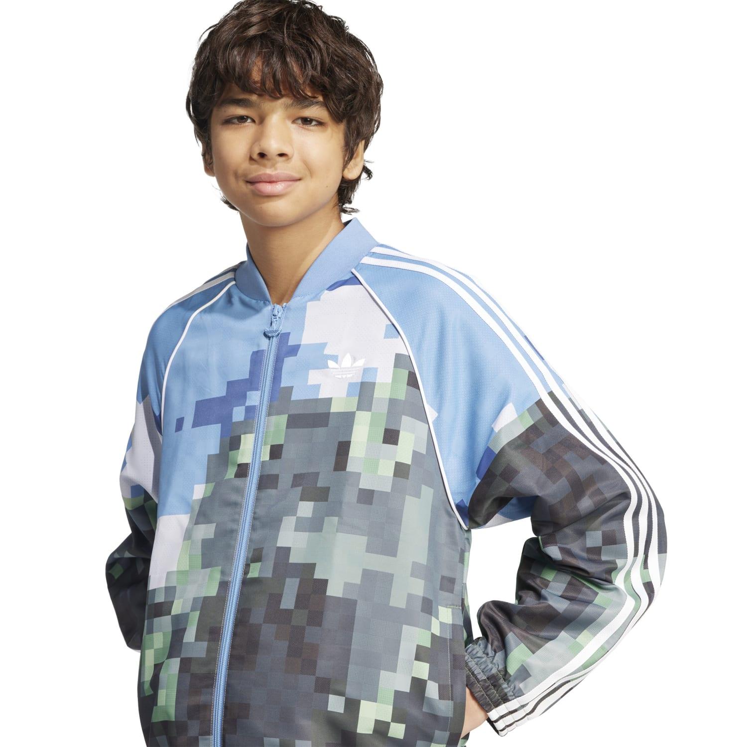 キッズ 【adidas】 アディダス K AOP TRACKTOP(MINECRAFT