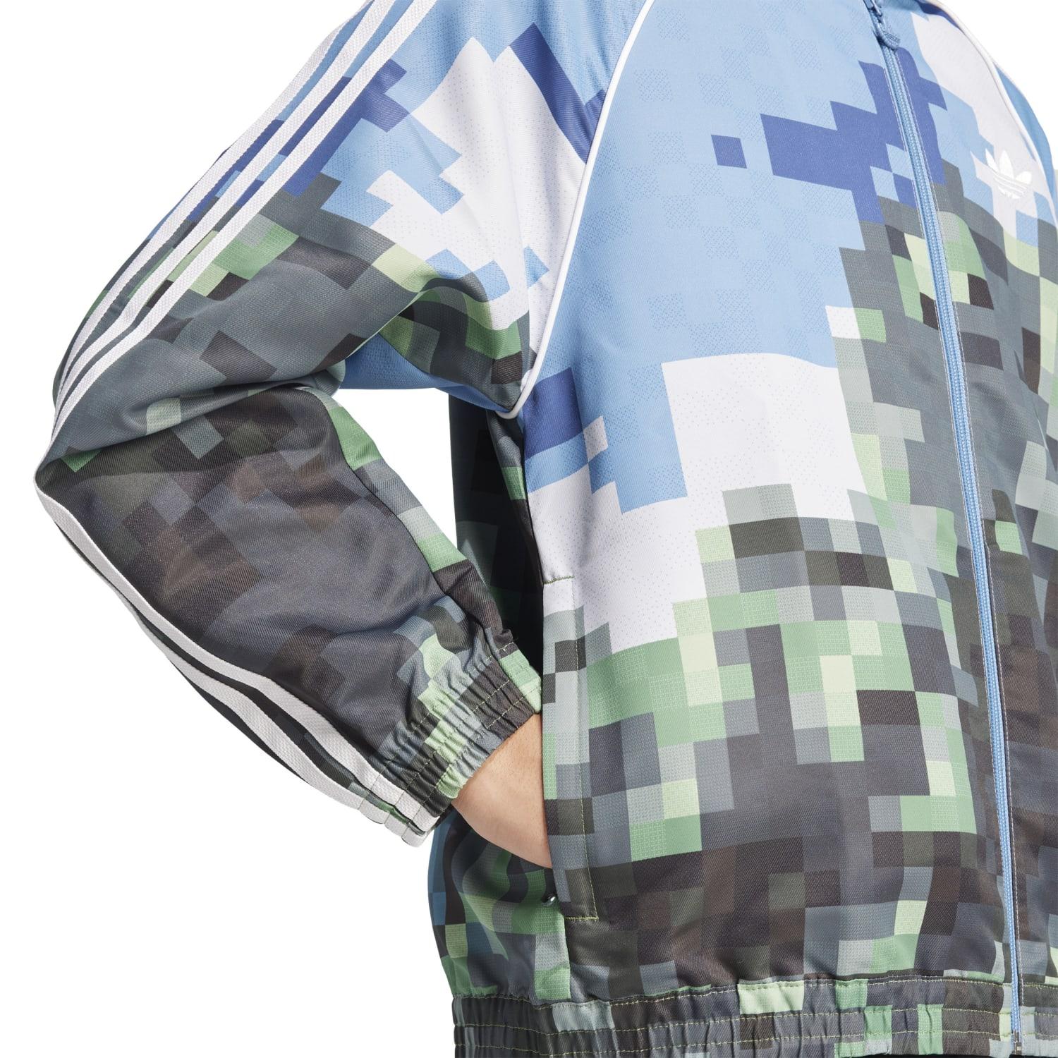 キッズ 【adidas】 アディダス K AOP TRACKTOP(MINECRAFT