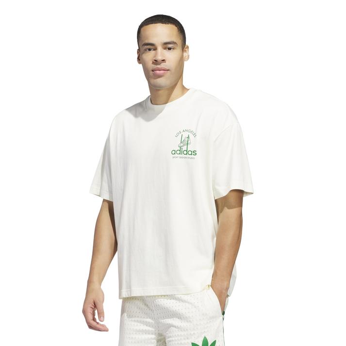 【adidas】 アディダス U ADI SD JABBAR TEE ショートスリーブ JN6769 IVORY/GREEN L