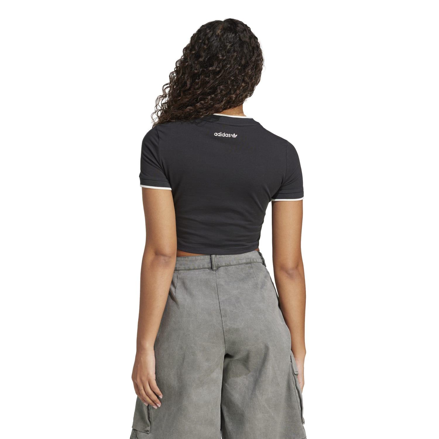 レディース 【adidas】 アディダス W GRAPHIC BABY TEE ショート