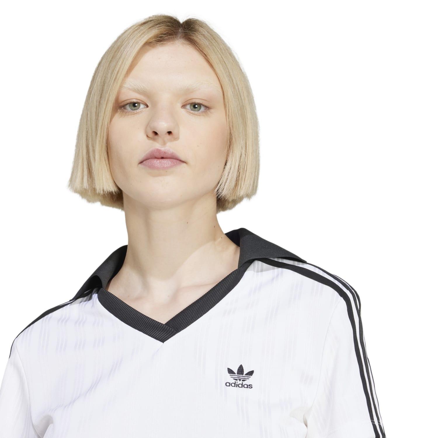 レディース 【adidas】 アディダス W V-NECK POLO ショート