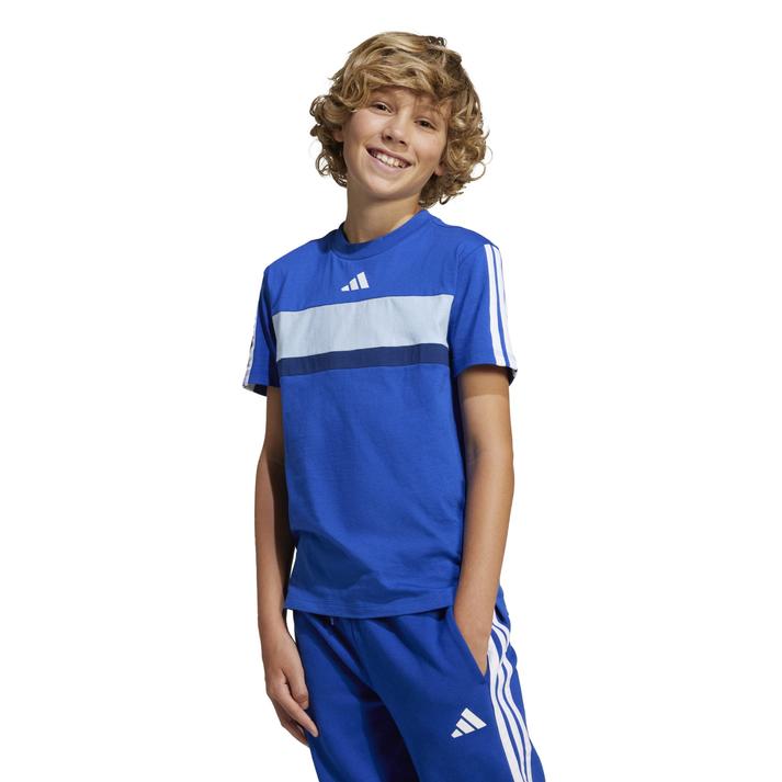 キッズ 【adidas】 アディダス K TIBE 3ST Tシャツ ショートスリーブ JC7470 TROYAL/CWHITE 140