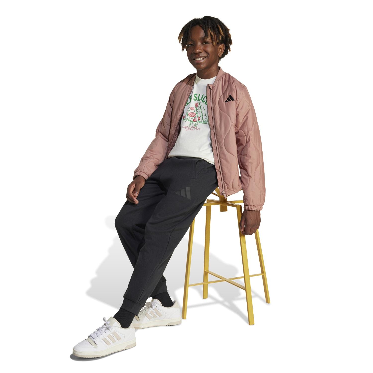 キッズ 【adidas】 アディダス K PIZZA グラフィック Tシャツ ショート