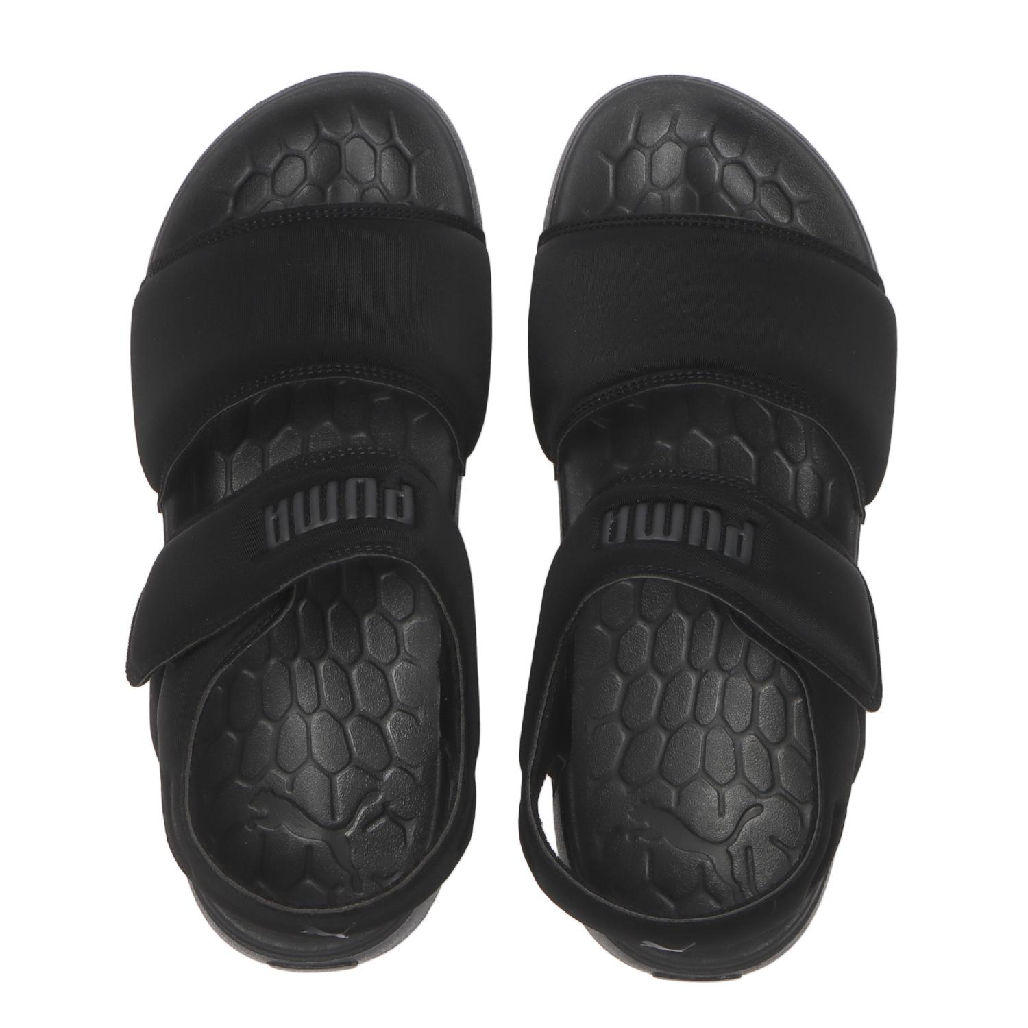 【PUMA】 SOFTRIDE サンダル ピュア MU BLACK（ユニセックス） PUMA】 プーマ SOFTRIDE SANDAL PURE MU SOFTRIDE サンダル