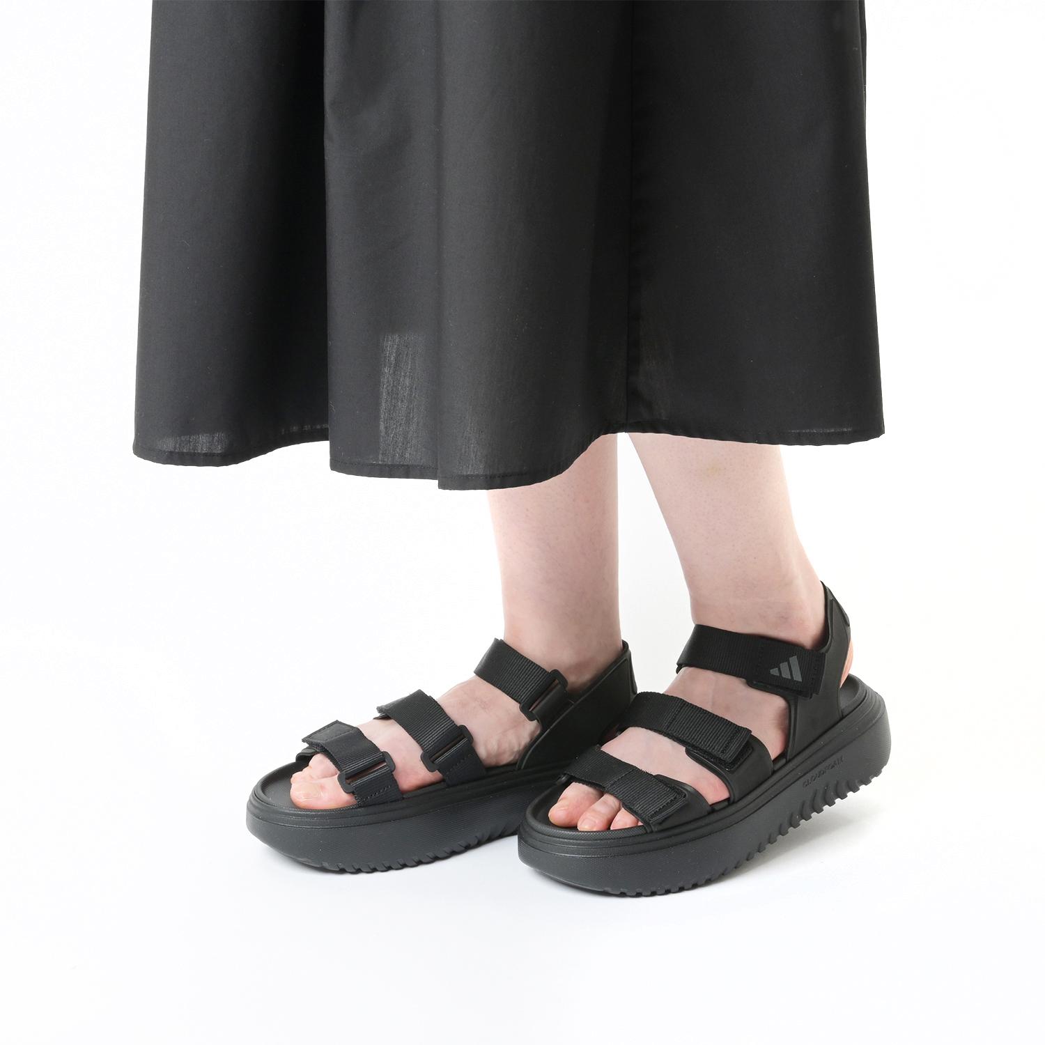 ◆adidas◆アディダス SLYN SANDAL W IH6119 CORE/GREY/GREY レディース 【ADIDAS】 アディダス SLYN SANDAL W スライン