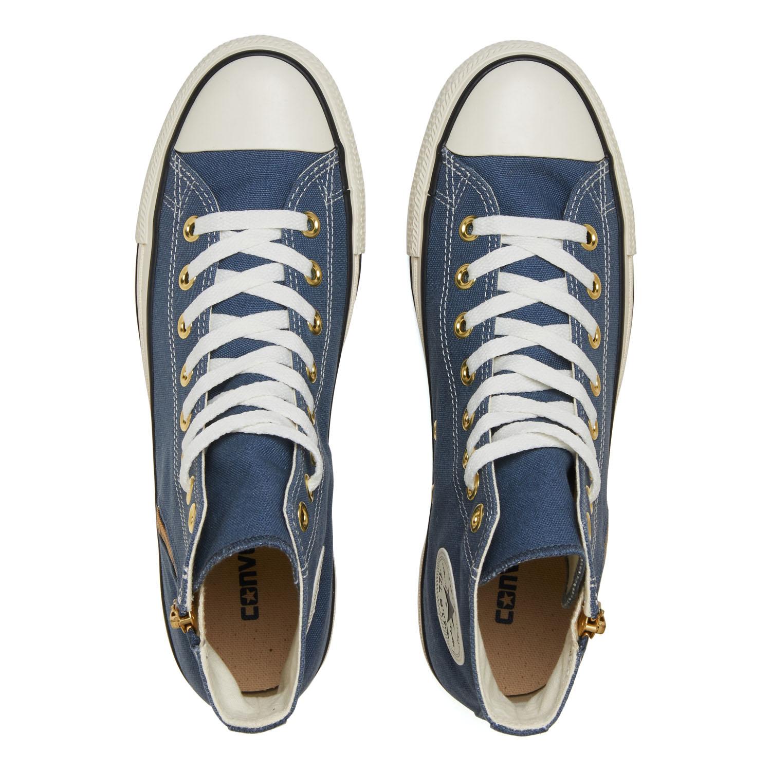 【CONVERSE】 コンバース AS GOLDZIP HI SLATE BLUE 国内発送 CONVERSE】 コンバース AS GOLDZIP HI オールスター ゴールド