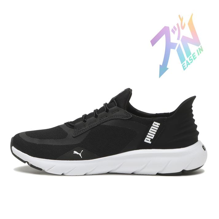 yz yPUMAz v[} SOFTRIDE FLEXLACE EASE IN ALT \tgCh tbNX [X EASE IN 311996 01BK/WH 27cm