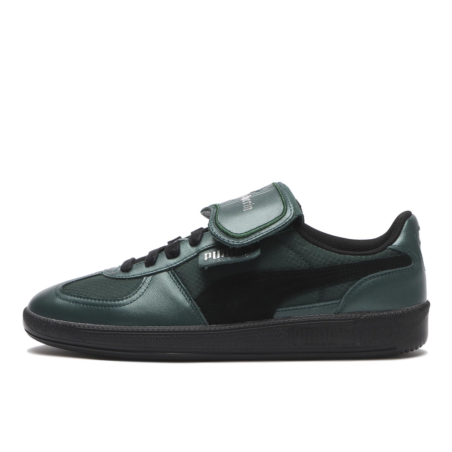 [Puma]★HOT SALE★レザースニーカー ベイデロン クリーン プーマ PUMA CLYDE SUPER PUMA （EVERGREEN/SUN RAY YELLOW