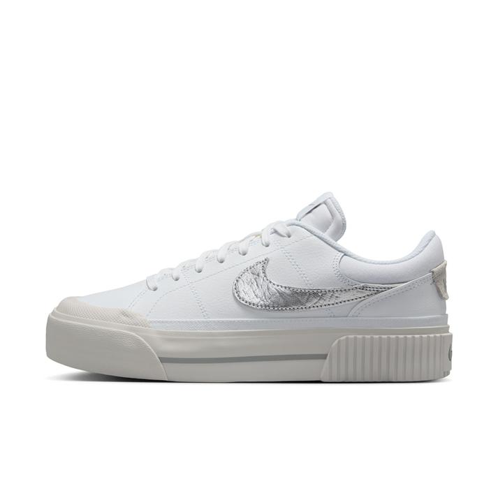 yz yNIKEz iCL W COURT LEGACY LIFT EBY R[g KV[ tg WHQ2307 100WHT/M SILV 24.5cm