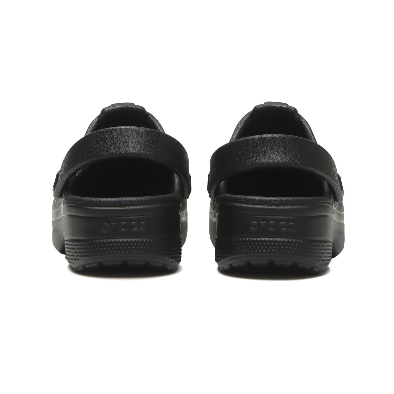 ブラックメリージェーンサンダル キッズ 【crocs】 クロックス 18-21 CLASSIC MARY JANE CLOG K