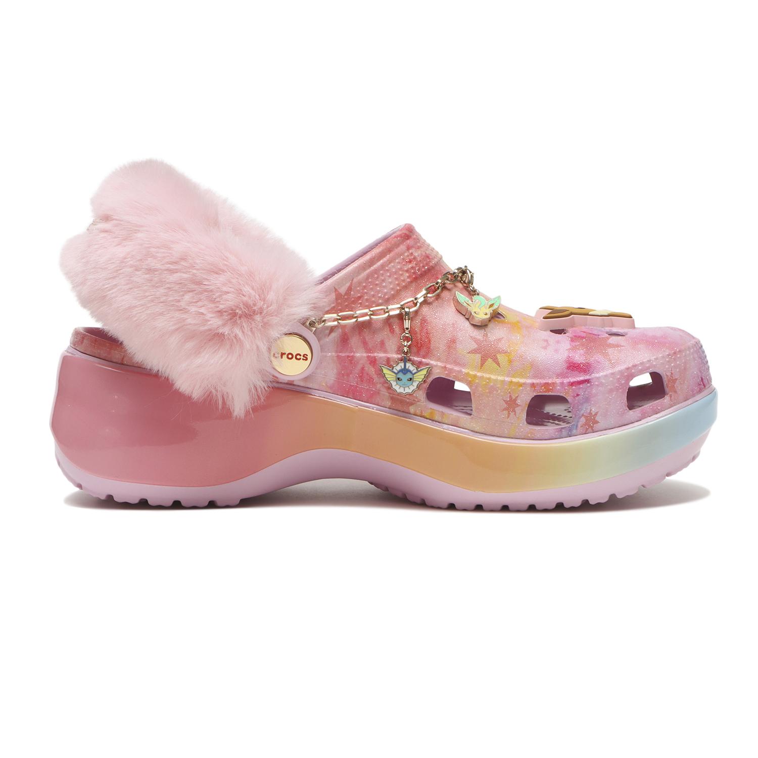 イーブイ キッズS crocs】 クロックス EEVEE POKEMON PLATFORM CLG W イーブイ
