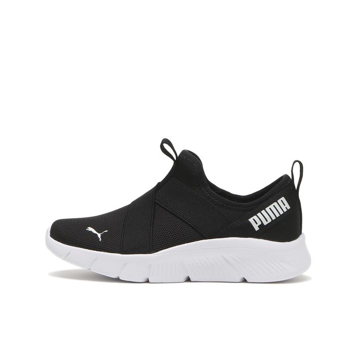 LbY yPUMAz v[} 17-21 FLEXFOCUS SLIP ON PS tbNXtH[JX SLIP ON PS 404156 ABC-MART *01BLACK/WHITE 17cm