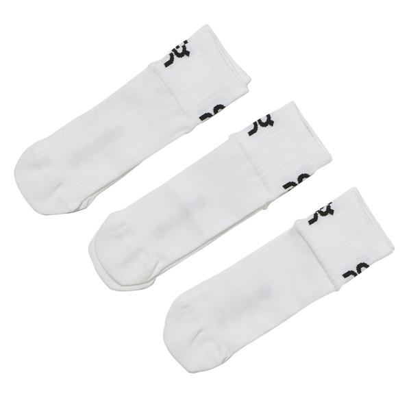 On ロゴ ソックス ミッド 3ペア ホワイト XS