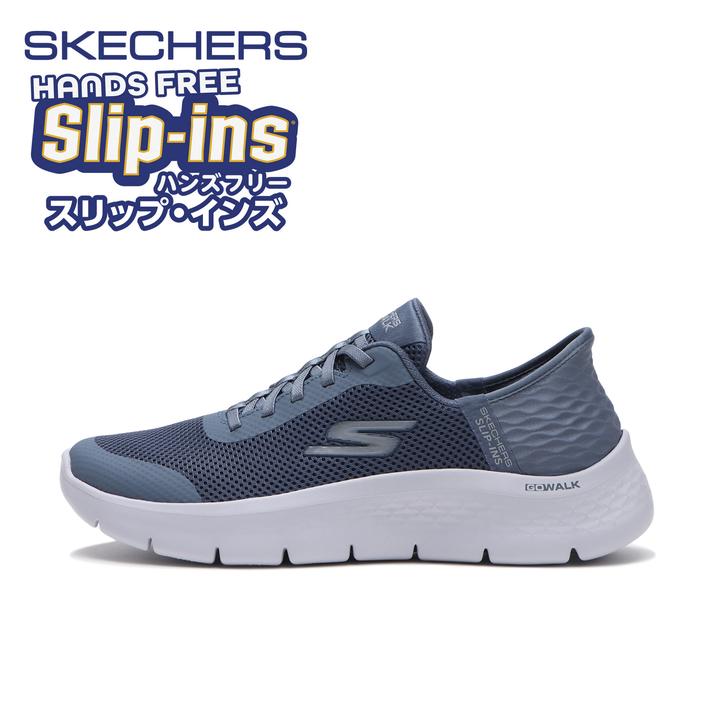 SKECHERS �S�[�E�H�[�N�t���b�N�X_�O�����h�G���g���[ BLU