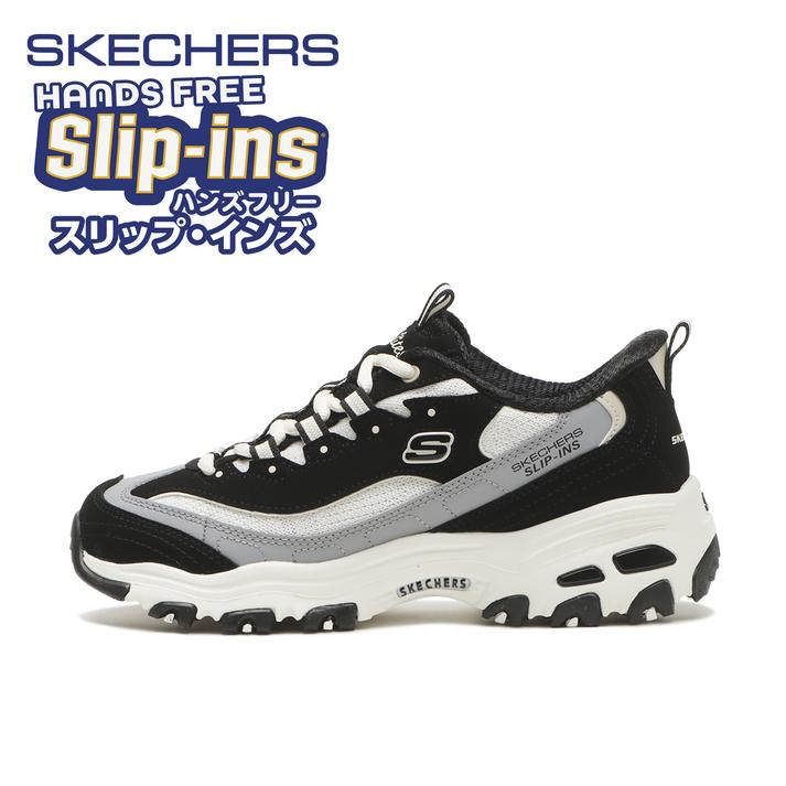 yz fB[X ySKECHERSz XPb`[Y D'LITES - SMOOTH NOSTALGIA fB[Cc - X[X mX^WA 150537 BKNT 24cm