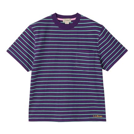 L.L.Bean ウィメンズユニオンショートスリーブストライプTシャツ