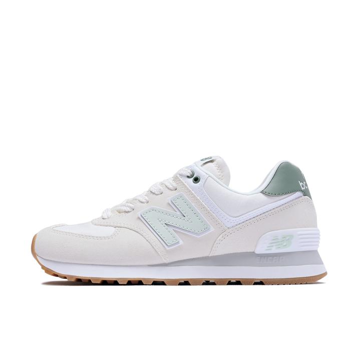 yz yNEW BALANCEz j[oX WL574CGR(B) WL574 WL574CGR WHITE/GRN(CGR) 23cm