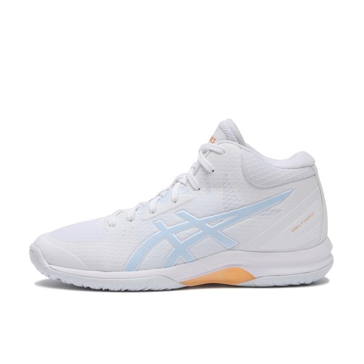 yz yASICSz AVbNX LADY GELFAIRY 9 QtFA[9 1062A007.103 WHITE/L BLUE 25.5cm