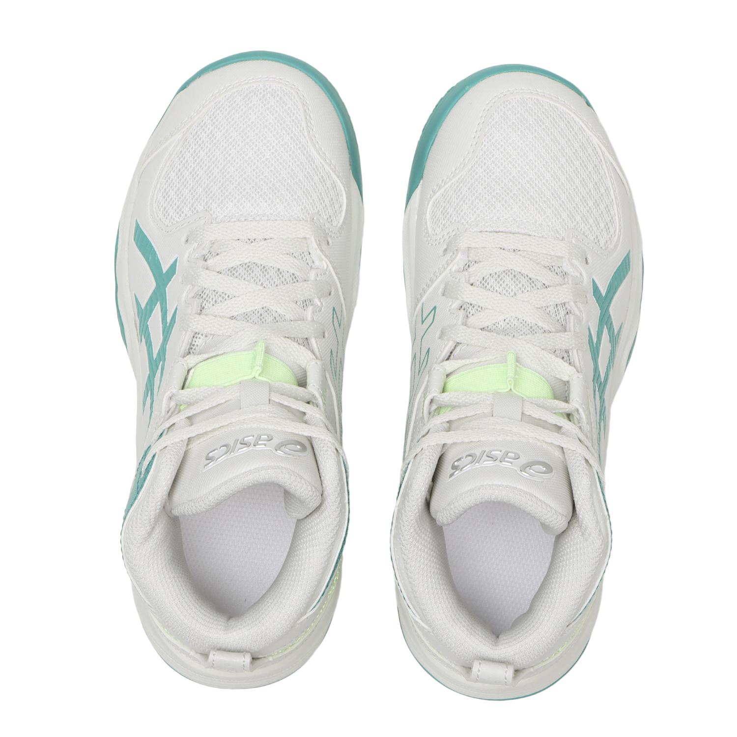 試着のみ☆ダンクショットMB10☆WHITE/GREY☆22.5 ASICS】 アシックス DUNKSHOT MB 10 ダンクショット MB 10