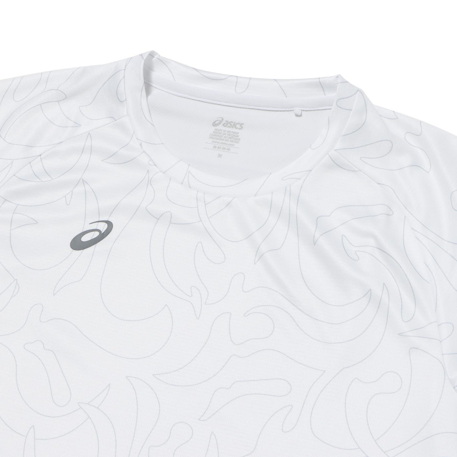 asicsウェア】 アシックス DRY GRAPHIC SHORT SLEEVE SHIRT ドライ