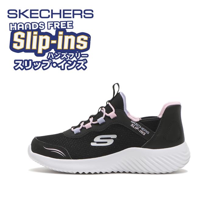 yz LbY ySKECHERSz XPb`[Y 17-23 BOUNDER oE_[ 303585L BLK 23cm