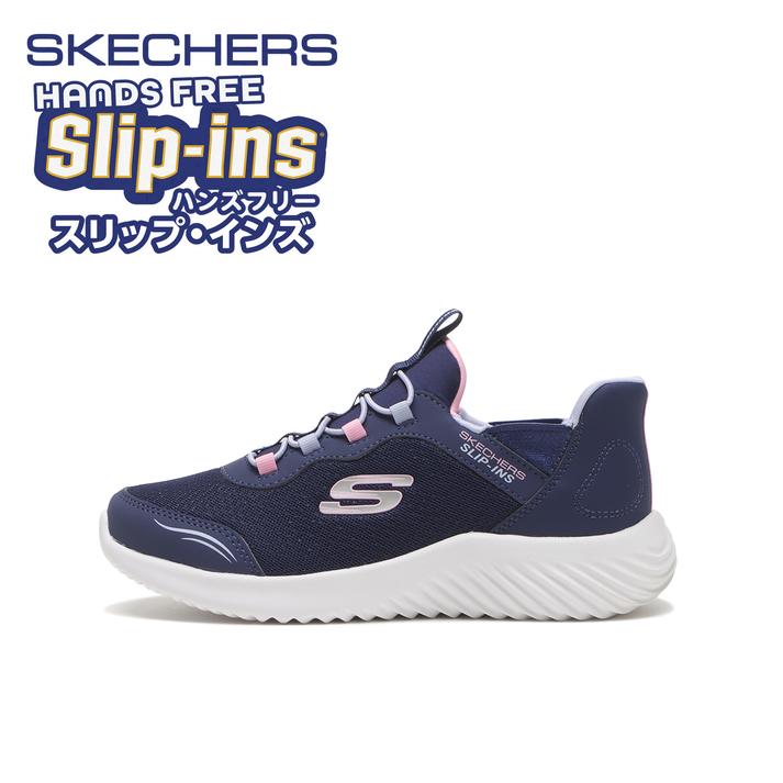 yz LbY ySKECHERSz XPb`[Y 17-23 BOUNDER oE_[ 303585L NVY 22cm