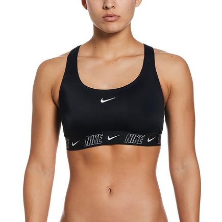 NIKE フィットニュービーロゴテープレーサーバックビキニトップ