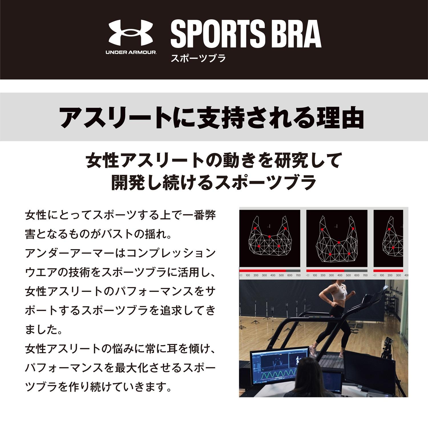 Ｋマート UNDER ARMOUR】 アンダーアーマー W CROSSBACK BRA PRINT MED SUP ブラ