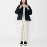  DANTON DANTON W's Insulation Hooded Wide Jacket画像2
