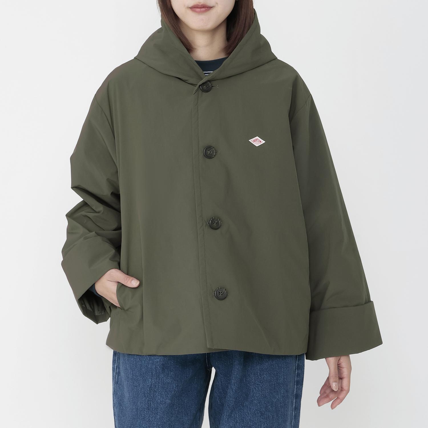 DANTON DANTON W's Insulation Hooded Wide Jacket｜OSHMAN'S ONLINE