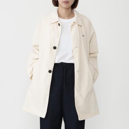 DANTON ウィメンズナイロンタッサードルマンスリーブコート