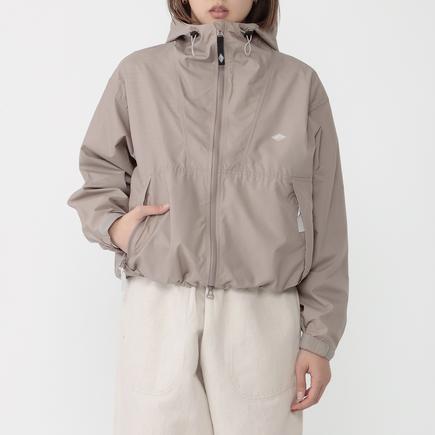 DANTON ウィメンズスタナーナイロンフーデッドショートジャケット