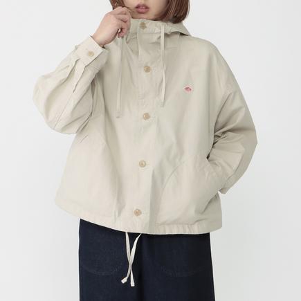 DANTON ウィメンズウェザーワッシャースタンドフーデッドジャケット