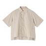 DANTON DANTON W's Cotton Poplin Half Sleeve Shirt画像1