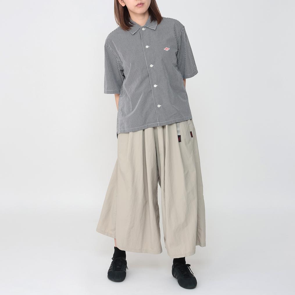  DANTON DANTON W's Cotton Poplin Half Sleeve Shirt画像2