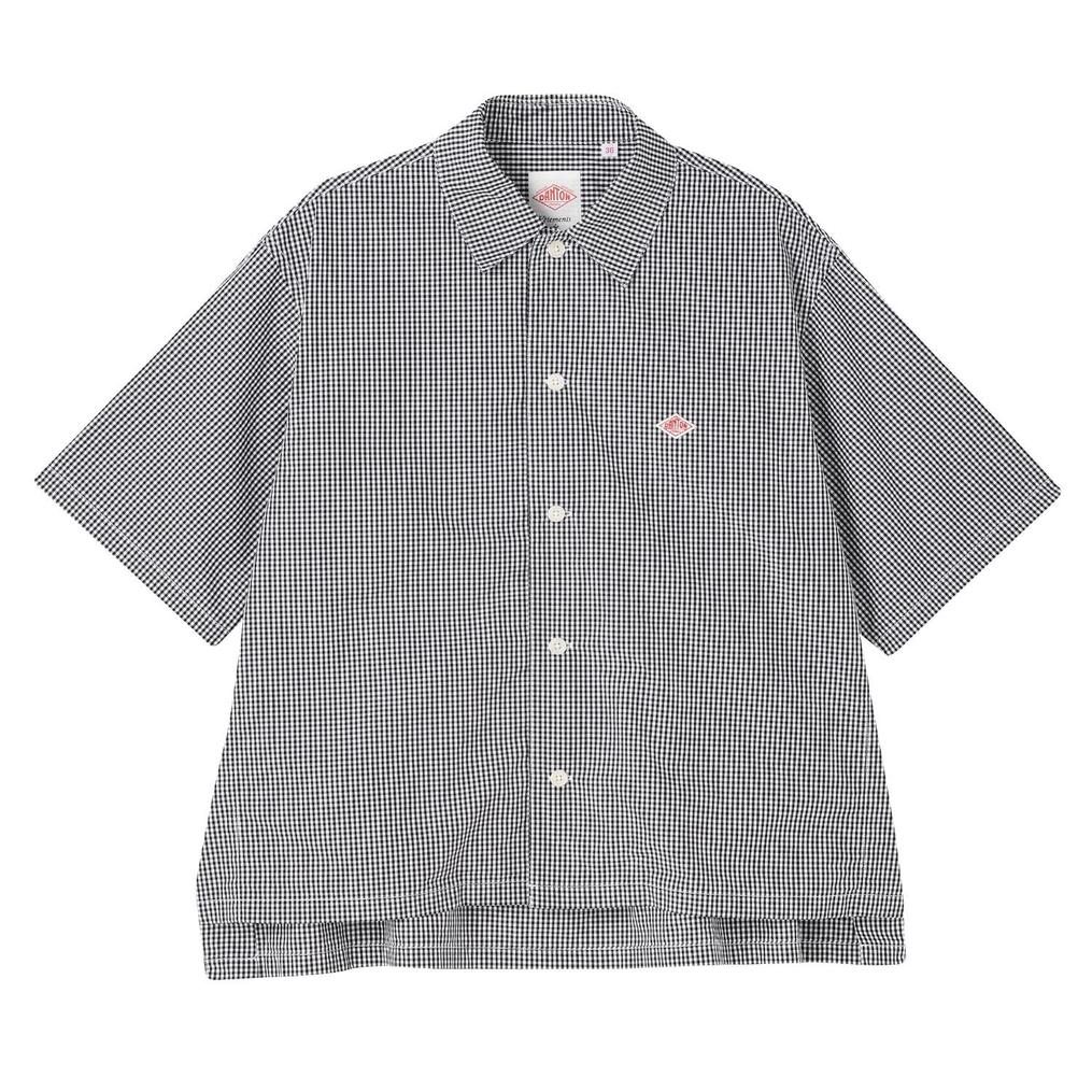  DANTON DANTON W's Cotton Poplin Half Sleeve Shirt画像6