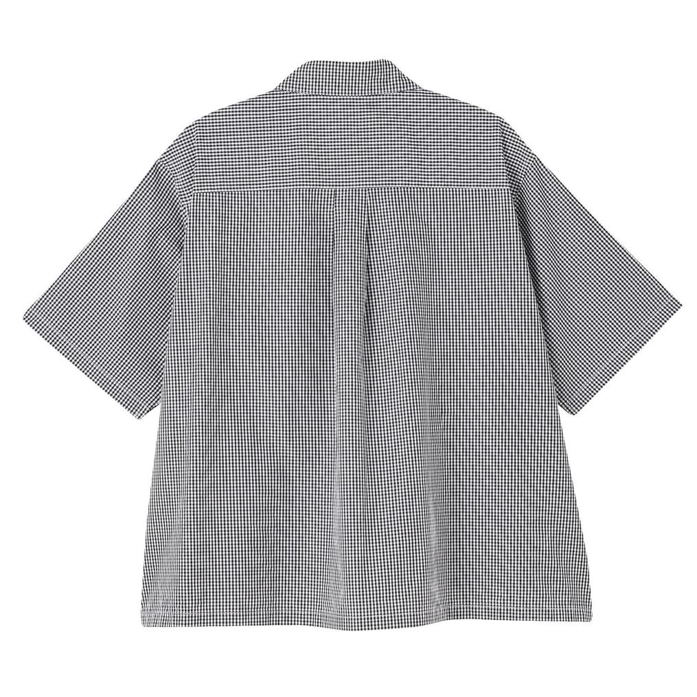  DANTON DANTON W's Cotton Poplin Half Sleeve Shirt画像5