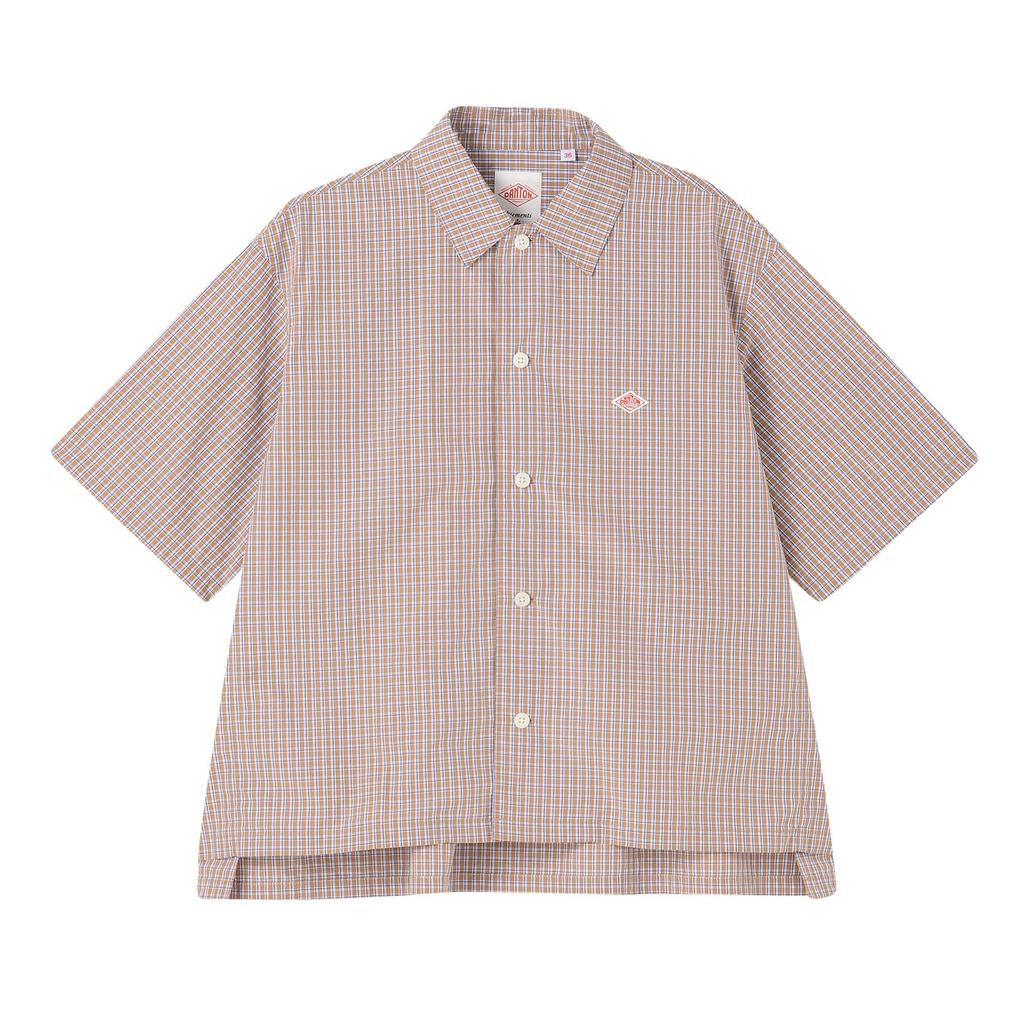  DANTON DANTON W's Cotton Poplin Half Sleeve Shirt画像1