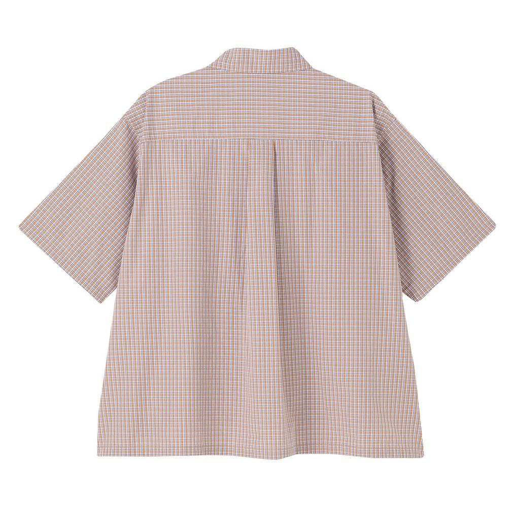  DANTON DANTON W's Cotton Poplin Half Sleeve Shirt画像3