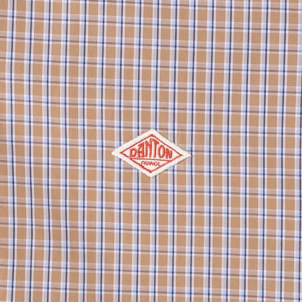  DANTON DANTON W's Cotton Poplin Half Sleeve Shirt画像4