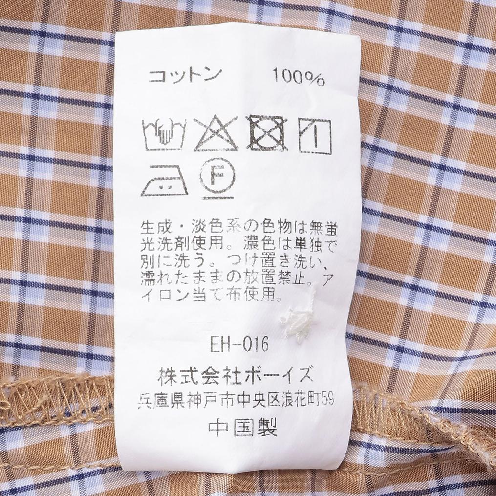  DANTON DANTON W's Cotton Poplin Half Sleeve Shirt画像5