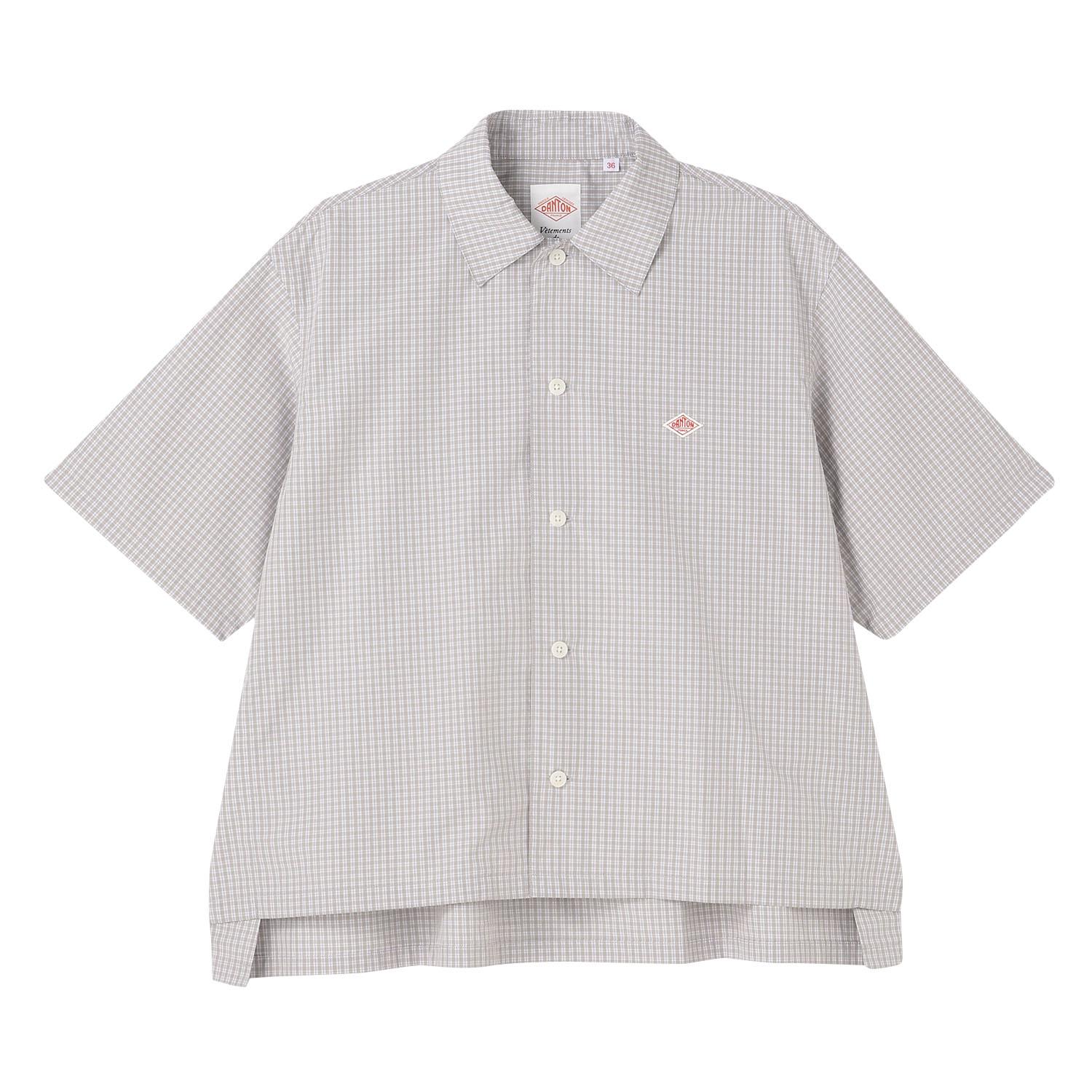 DANTON DANTON W's Cotton Poplin Half Sleeve Shirt｜OSHMAN'S ONLINE